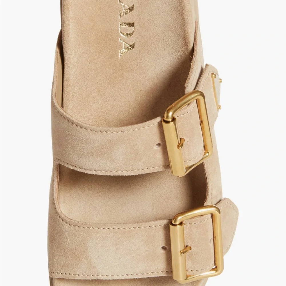 New Prada Double Strap Suede Sandals size 39 - Picture 12 of 15